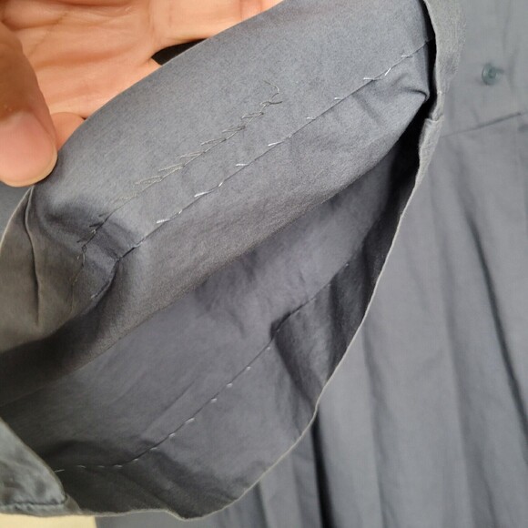 COS Shirt Womens SIZE 36 Button Front Long Tunic Dress Top Pockets Casual Ladies - Picture 9 of 16